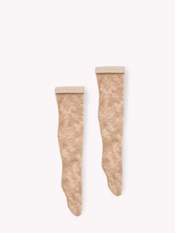 Accessories-Gianvito Rossi LACE SOCKS PINK