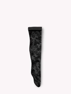 Accessories-Gianvito Rossi LACE SOCKS BLACK