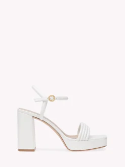 Sandals-Gianvito Rossi LENA WHITE LEATHER