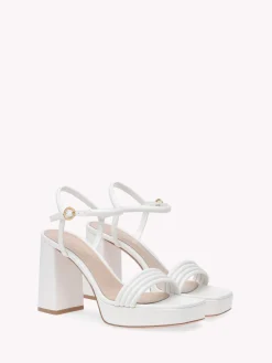Sandals-Gianvito Rossi LENA WHITE LEATHER