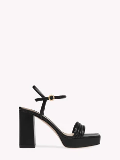 Sandals-Gianvito Rossi LENA BLACK LEATHER