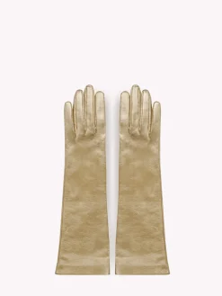Accessories-Gianvito Rossi LONG GLOVE GOLD