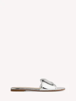 Flats-Gianvito Rossi LUCREZIA MULE 05 SILVER