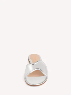 Flats-Gianvito Rossi LUCREZIA MULE 05 SILVER