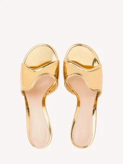 Flats|Mules-Gianvito Rossi LUCREZIA MULE 70 GOLD