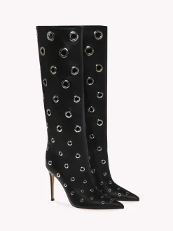 Boots-Gianvito Rossi LYDIA BOOT BLACK LEATHER