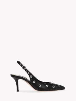Pumps-Gianvito Rossi LYDIA SLING BLACK LEATHER