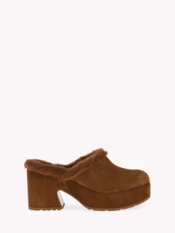 Mules-Gianvito Rossi LYSS BROWN