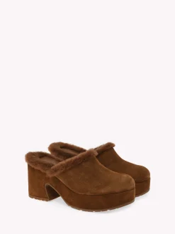 Mules-Gianvito Rossi LYSS BROWN