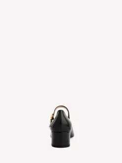 Pumps-Gianvito Rossi MARY RIBBON BLACK PATENT