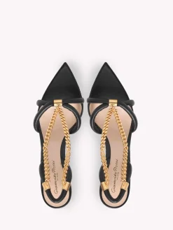 Sandals-Gianvito Rossi MINERVA BLACK LEATHER