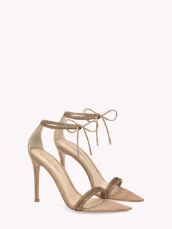 Sandals|Signatures-Gianvito Rossi MONTECARLO PRALINE PINK SUEDE