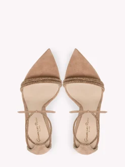 Sandals|Signatures-Gianvito Rossi MONTECARLO PRALINE PINK SUEDE