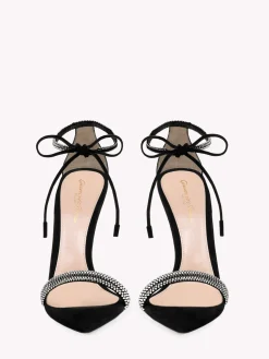 Sandals|Signatures-Gianvito Rossi MONTECARLO BLACK SUEDE