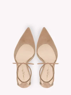 Pumps|Signatures-Gianvito Rossi MONTECARLO D'ORSAY PRALINE PINK SUEDE