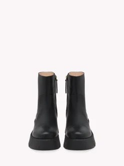 Booties-Gianvito Rossi MONTEY BLACK LEATHER
