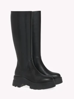 Boots-Gianvito Rossi MONTEY BOOT BLACK LEATHER