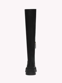 Boots-Gianvito Rossi MONTEY CUISSARD BLACK LEATHER