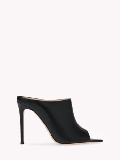 Mules-Gianvito Rossi NOVA BLACK LEATHER