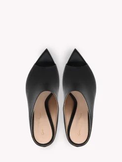 Mules-Gianvito Rossi NOVA BLACK LEATHER