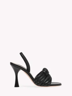 Sandals-Gianvito Rossi OTTAVIA BLACK LEATHER