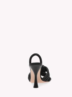 Sandals-Gianvito Rossi OTTAVIA BLACK LEATHER