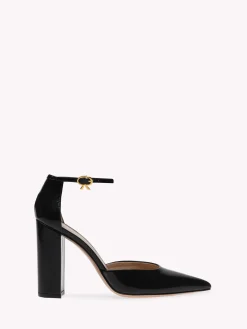Pumps-Gianvito Rossi PIPER ANKLET BLACK PATENT
