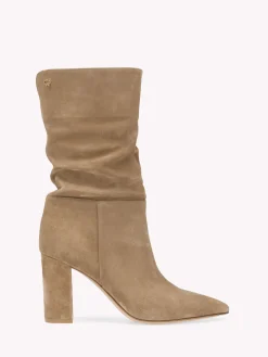 Boots-Gianvito Rossi PIPER BOOTIE 85 BROWN