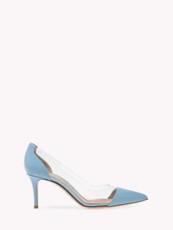 Pumps-Gianvito Rossi PLEXI 70 LIGHT BLUE