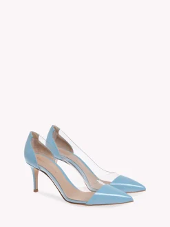 Pumps-Gianvito Rossi PLEXI 70 LIGHT BLUE