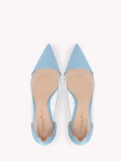Pumps-Gianvito Rossi PLEXI 70 LIGHT BLUE
