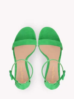 Sandals-Gianvito Rossi PORTOFINO 85 GREEN SUEDE