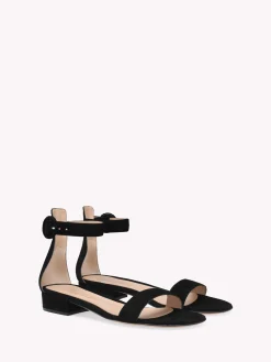 Flats-Gianvito Rossi PORTOFINO 20 BLACK SUEDE
