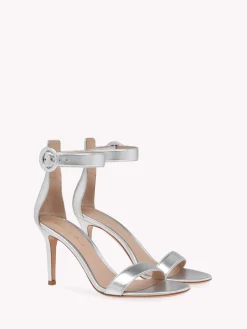 Sandals-Gianvito Rossi PORTOFINO 85 SILVER