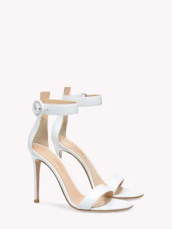 Sandals|Signatures-Gianvito Rossi PORTOFINO 105 WHITE LEATHER