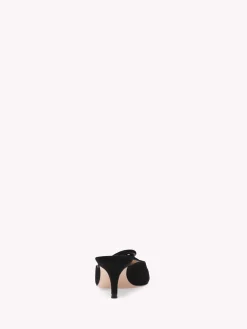 Mules-Gianvito Rossi PORTOFINO MULE 55 BLACK SUEDE