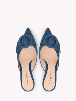Mules-Gianvito Rossi PORTOFINO MULE 55 BLUE
