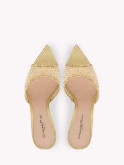 Mules-Gianvito Rossi RANIA MULE 85 GOLD