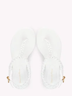 Flats-Gianvito Rossi RAVELLO WHITE LEATHER