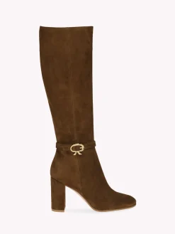 Boots|Ribbon-Gianvito Rossi RIBBON BOOT 85 BROWN