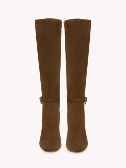 Boots|Ribbon-Gianvito Rossi RIBBON BOOT 85 BROWN