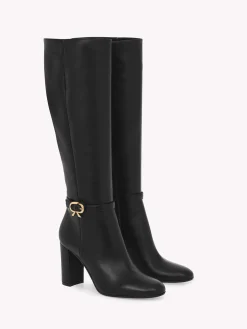 Boots|Ribbon-Gianvito Rossi RIBBON BOOT 85 BLACK