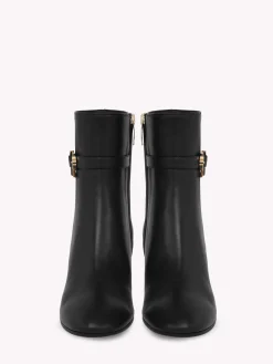 Booties|Ribbon-Gianvito Rossi RIBBON BOOTIE BLACK LEATHER