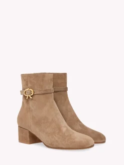 Booties|Ribbon-Gianvito Rossi RIBBON BOOTIE BROWN