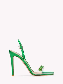 Sandals-Gianvito Rossi RIBBON CANDY GREEN