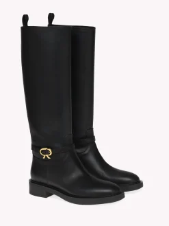 Boots|Ribbon-Gianvito Rossi RIBBON CAVALIER BLACK