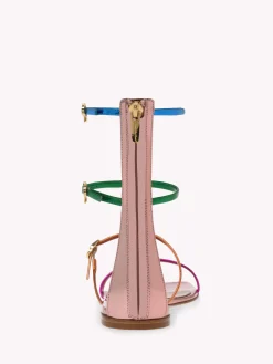 Flats-Gianvito Rossi RIBBON DOWNTOWN MULTICOLOR