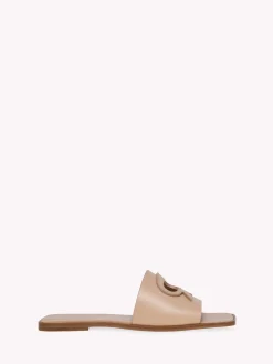 Flats-Gianvito Rossi RIBBON SLIDE PINK