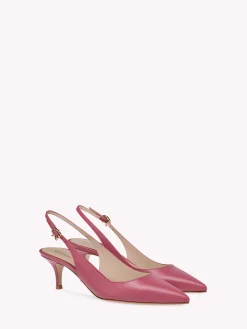 Pumps-Gianvito Rossi RIBBON SLING HIBISCUS PINK