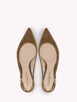 Pumps-Gianvito Rossi RIBBON SLING BROWN